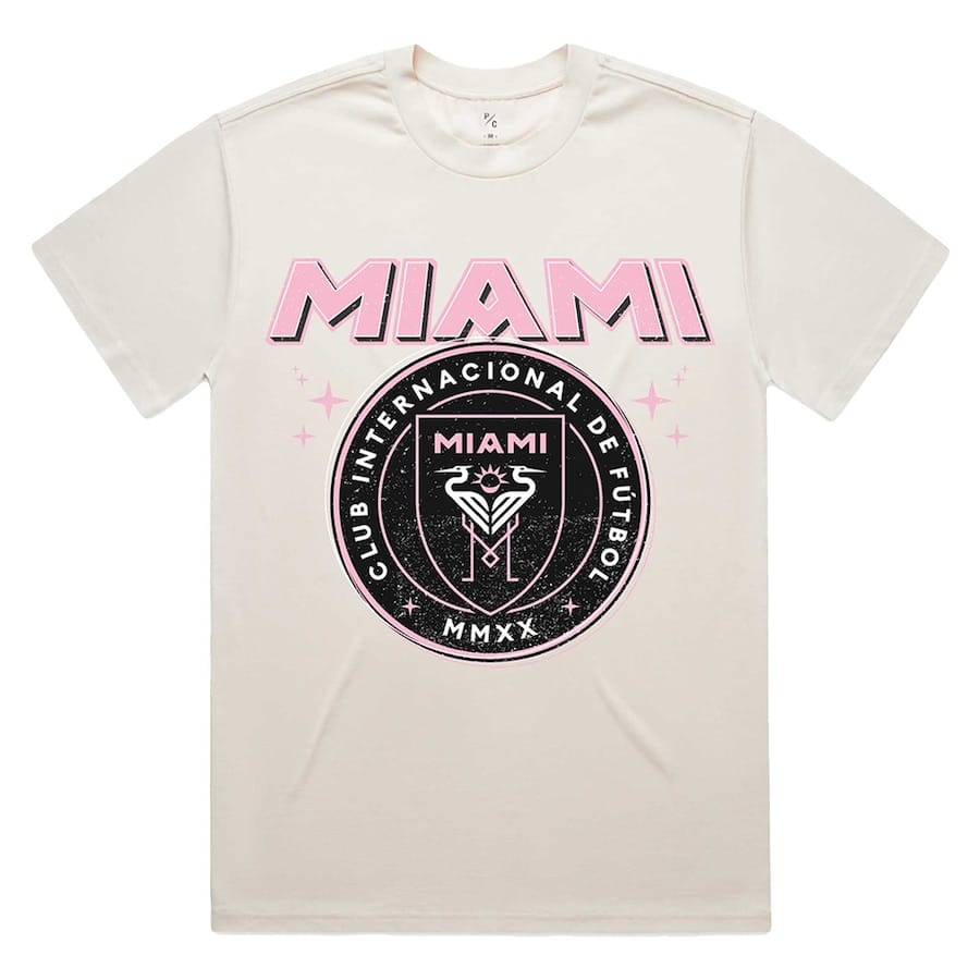 Inter Miami CF Peace Collective Unisex Vintage T-Shirt Cream