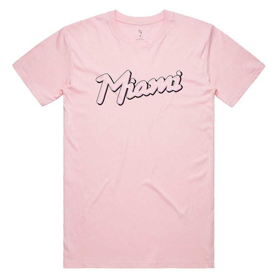 Inter Miami CF Peace Collective Unisex Vice Essentials T-Shirt Pink - Image 2