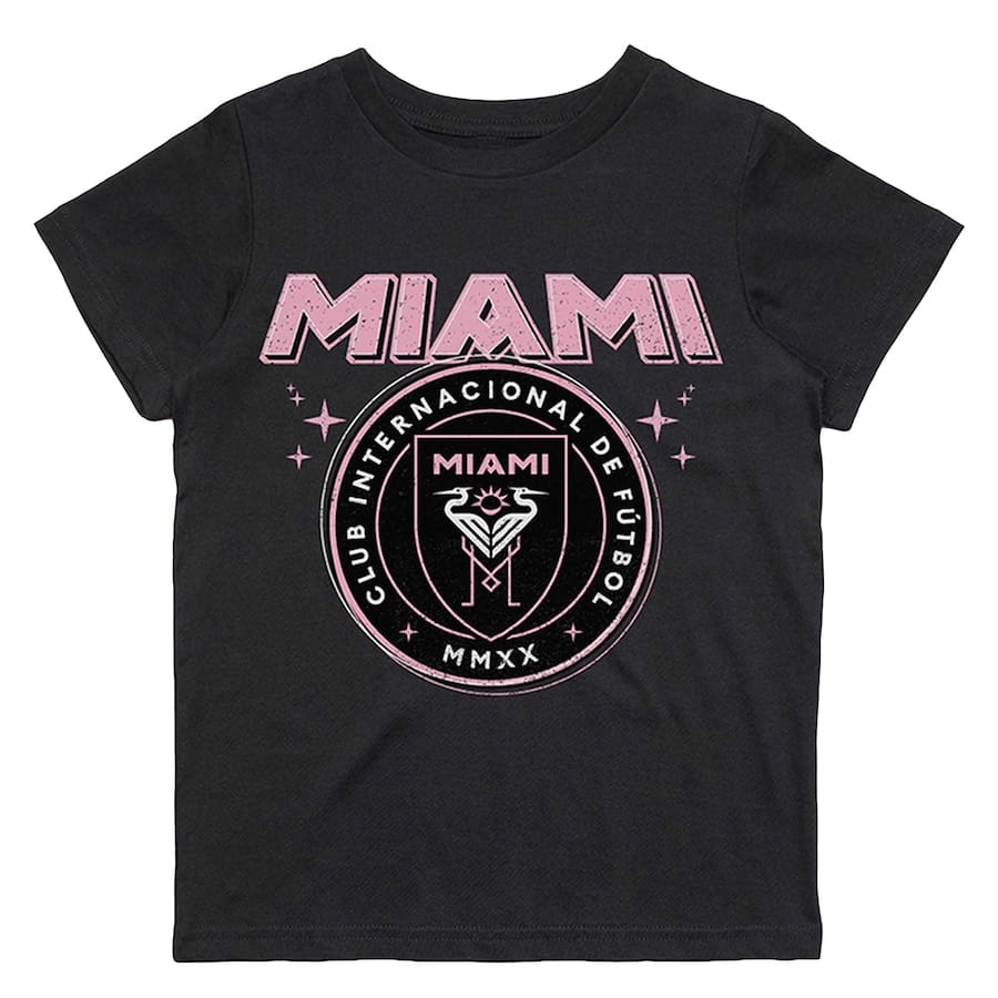 Inter Miami CF Peace Collective Youth Vintage T-Shirt Black