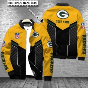 Green Bay Packers Personalized Bomber Jacket AZCBJ149