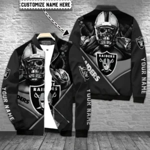 Las Vegas Raiders Personalized Bomber Jacket AZCBJ151