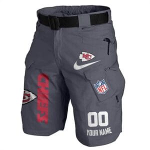 Kansas City Chiefs Limited Edition Front Pockets Men Shorts - Belt Not Included AMCFPMS000104