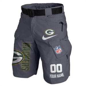 Green Bay Packers Limited Edition Front Pockets Men Shorts - Belt Not Included AMCFPMS000100
