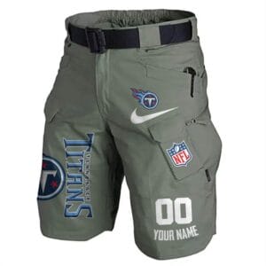 Tennessee Titans Limited Edition Front Pockets Men Shorts - Belt Not Included AMCFPMS000098