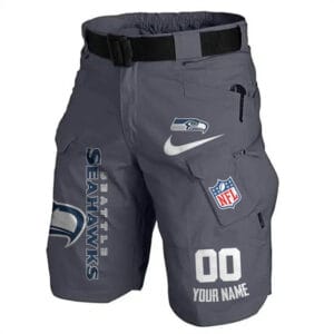 Seattle Seahawks Limited Edition Front Pockets Men Shorts - Belt Not Included AMCFPMS000096