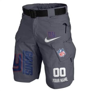 New York Giants Limited Edition Front Pockets Men Shorts - Belt Not Included AMCFPMS000091