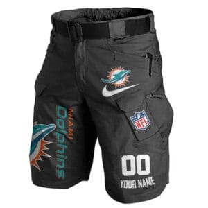 Miami Dolphins Limited Edition Front Pockets Men Shorts - Belt Not Included AMCFPMS000108