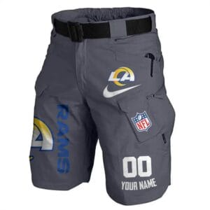 Los Angeles Rams Limited Edition Front Pockets Men Shorts - Belt Not Included AMCFPMS000107