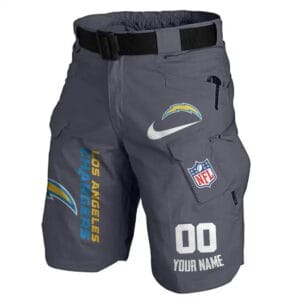Los Angeles Chargers Limited Edition Front Pockets Men Shorts - Belt Not Included AMCFPMS000106