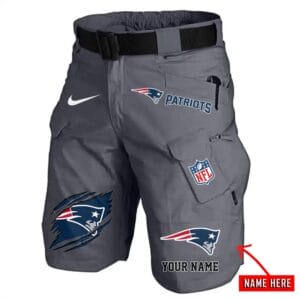 New England Patriots Limited Edition Front Pockets Men Shorts - Belt Not Included AMCFPMS000077