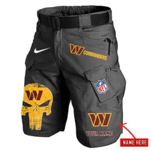 Washington Commanders Limited Edition Front Pockets Men Shorts - Belt Not Included AMCFPMS000086