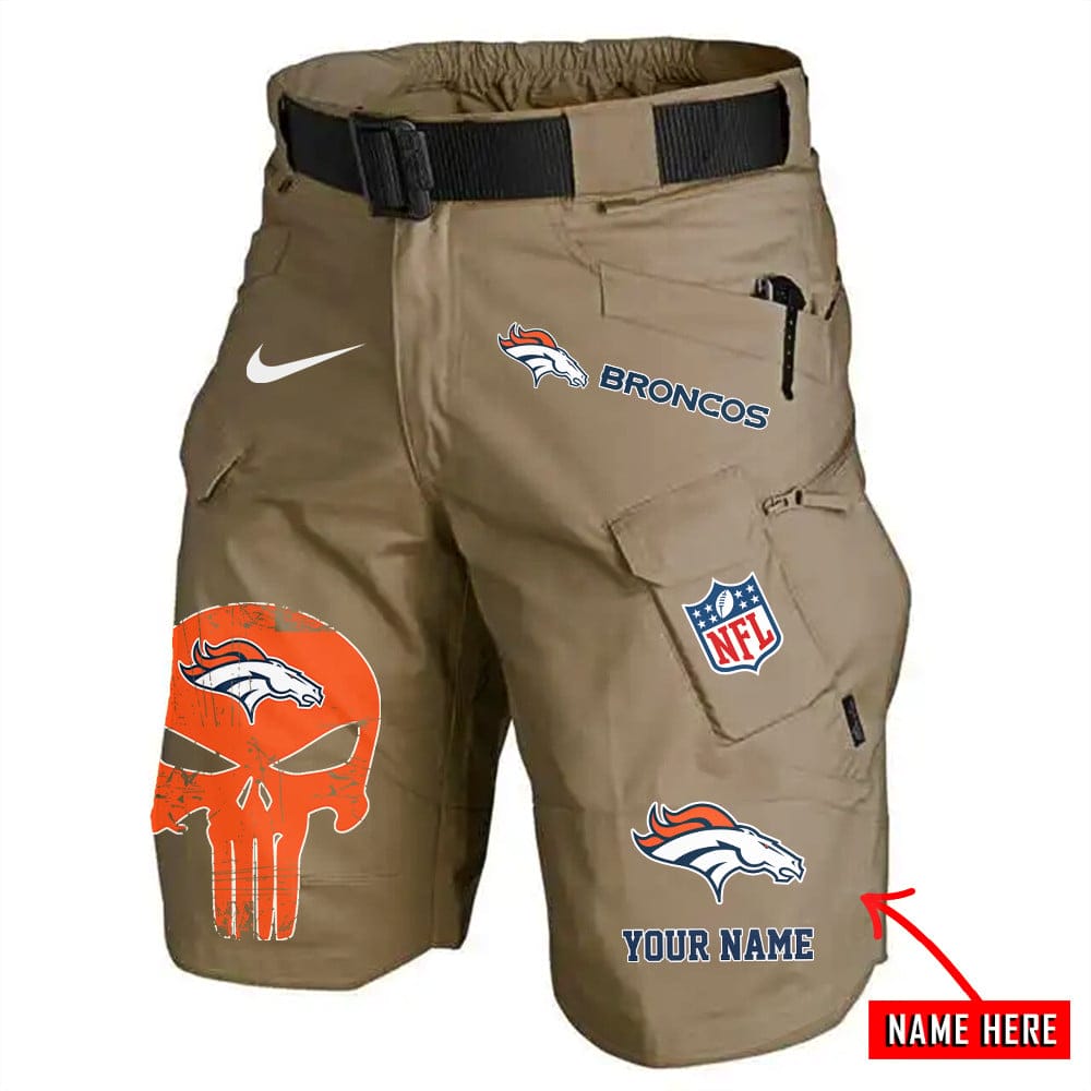 Denver Broncos Limited Edition Front Pockets Men Shorts - Belt Not Included AMCFPMS000083 - Image 2