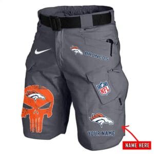 Denver Broncos Limited Edition Front Pockets Men Shorts - Belt Not Included AMCFPMS000083