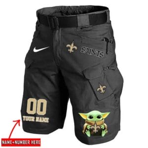New Orleans Saints Limited Edition Front Pockets Men Shorts - Belt Not Included AMCFPMS000076