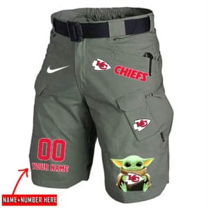 Kansas City Chiefs Limited Edition Front Pockets Men Shorts - Belt Not Included AMCFPMS000071