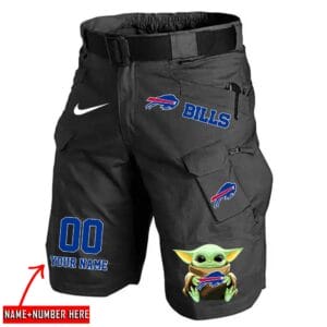 Buffalo Bills Limited Edition Front Pockets Men Shorts - Belt Not Included AMCFPMS000070