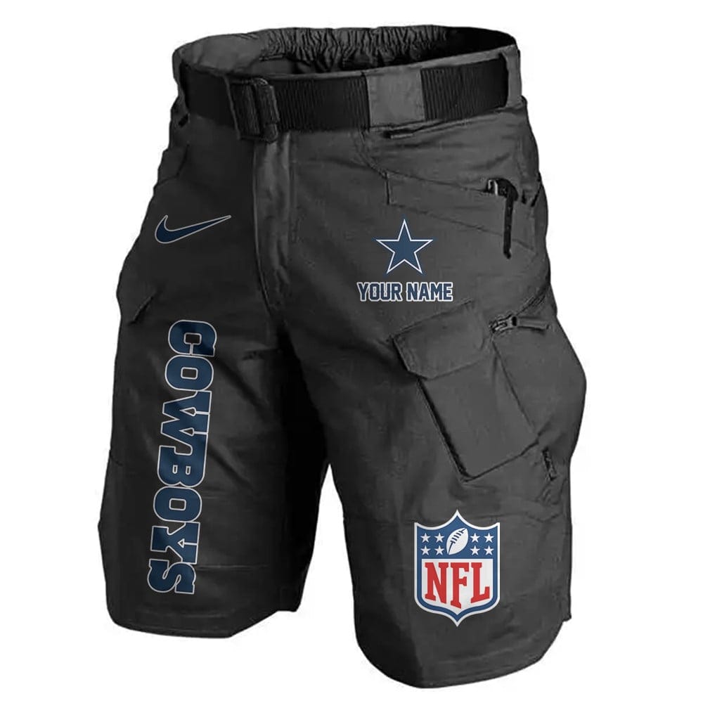Dallas Cowboys Limited Edition Front Pockets Men Shorts - Belt Not Included AMCFPMS000034 - Image 4