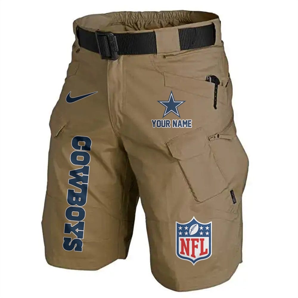 Dallas Cowboys Limited Edition Front Pockets Men Shorts - Belt Not Included AMCFPMS000034