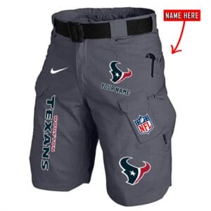Houston Texans Limited Edition Front Pockets Men Shorts - Belt Not Included AMCFPMS000017