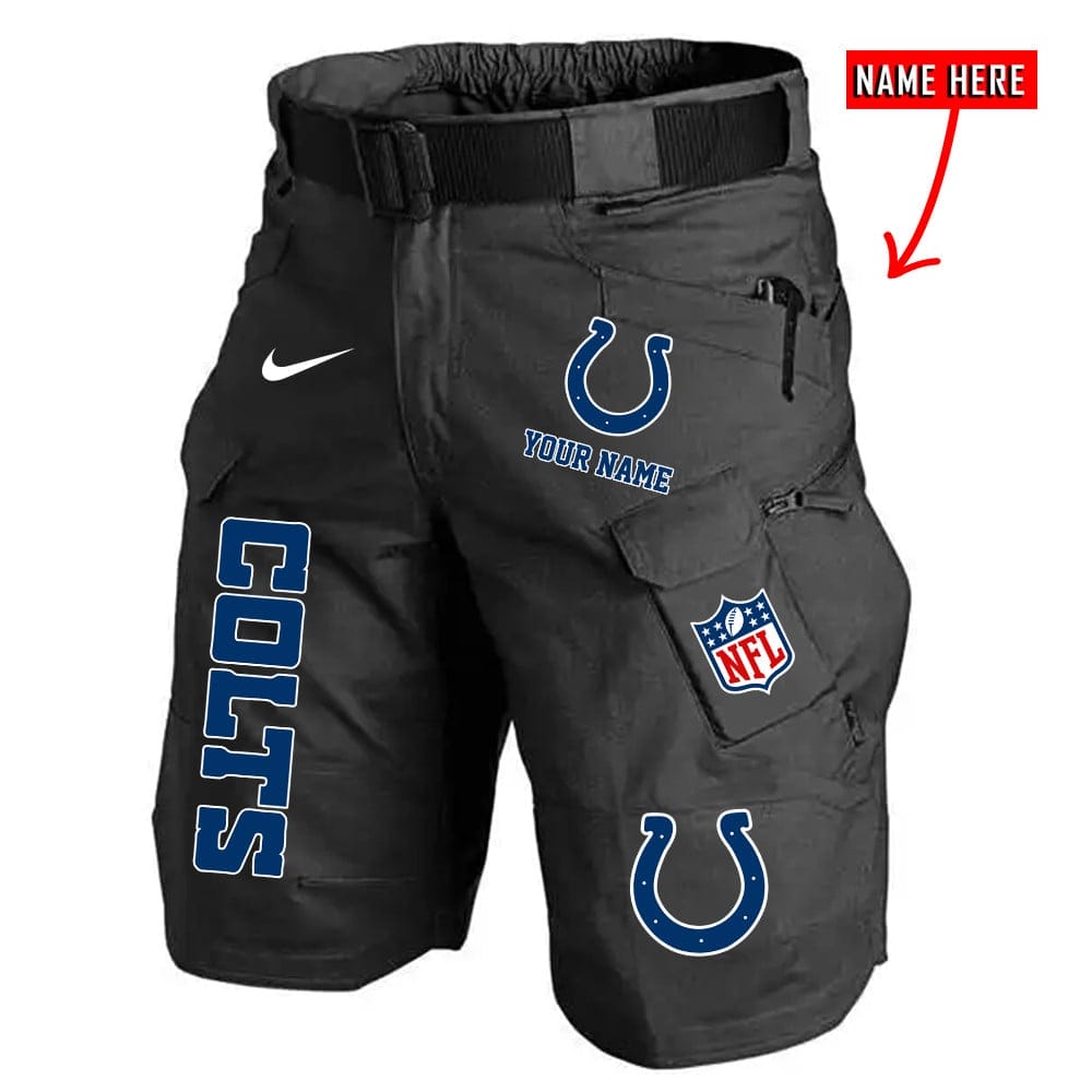 Indianapolis Colts Limited Edition Front Pockets Men Shorts - Belt Not Included AMCFPMS000013 - Image 3