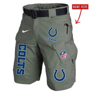Indianapolis Colts Limited Edition Front Pockets Men Shorts - Belt Not Included AMCFPMS000013
