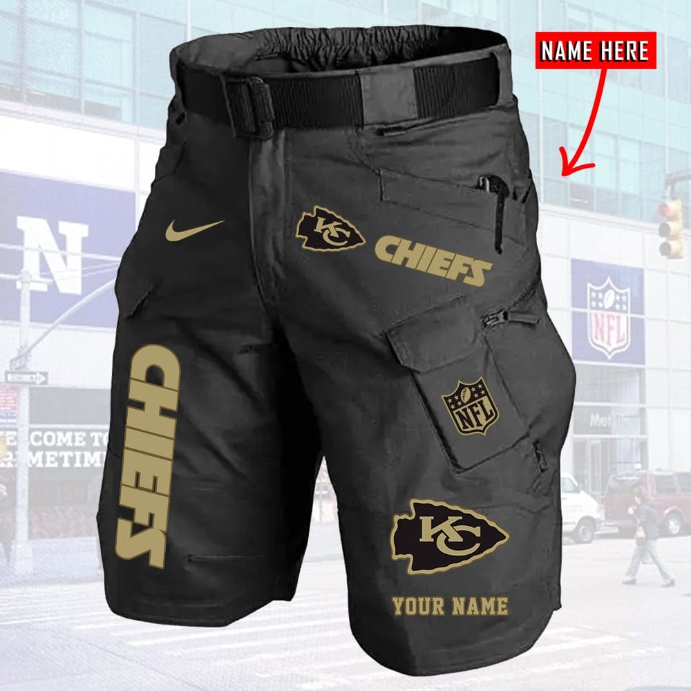 Kansas City Chiefs Limited Edition Front Pockets Men Shorts - Belt Not Included AMCFPMS000020 - Image 5