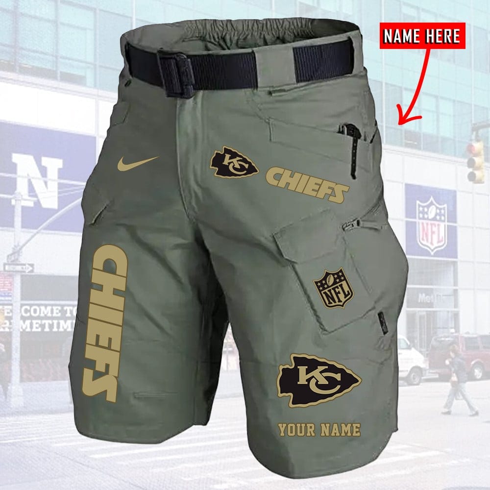 Kansas City Chiefs Limited Edition Front Pockets Men Shorts - Belt Not Included AMCFPMS000020 - Image 4