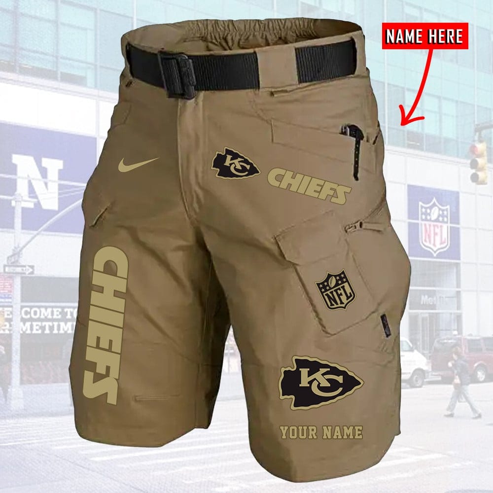 Kansas City Chiefs Limited Edition Front Pockets Men Shorts - Belt Not Included AMCFPMS000020 - Image 2