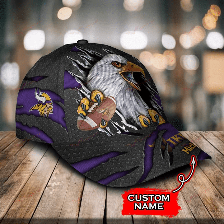 Minnesota Vikings Personalized Classic Cap BB584 - Image 3