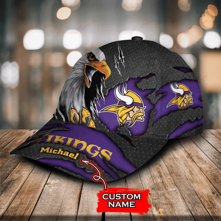 Minnesota Vikings Personalized Classic Cap BB584 - Image 2