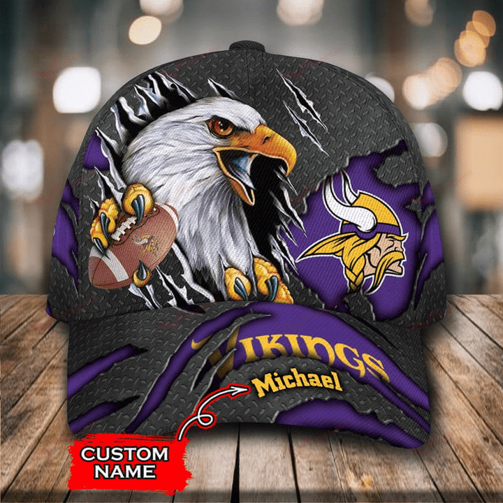 Minnesota Vikings Personalized Classic Cap BB584