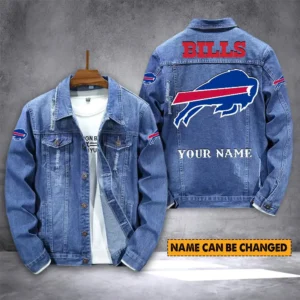 Buffalo Bills Personalized New Denim Jacket S9DJ011