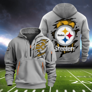 Pittsburgh Steelers New Personalized Quarter Zip Hoodie Limited Edition AMACOQZH000089