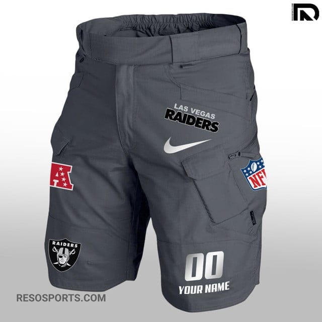 Las Vegas Raiders Limited Edition Front Pockets Men Shorts AMCFPMS000125 - Image 3