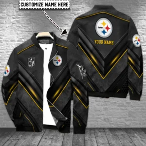 Pittsburgh Steelers Personalized Bomber Jacket AZCBJ047