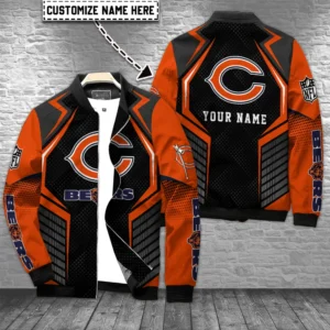 Chicago Bears Personalized Bomber Jacket AZCBJ056