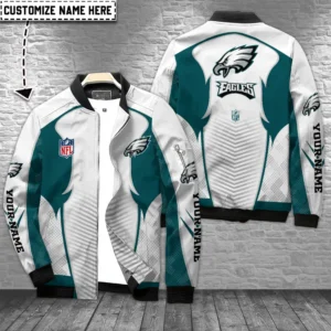 Philadelphia Eagles Personalized Bomber Jacket AZCBJ082