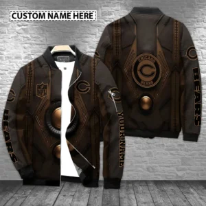 Chicago Bears Personalized Bomber Jacket AZCBJ096