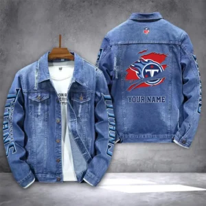 Tennessee Titans Personalized New Denim Jacket DJ00014