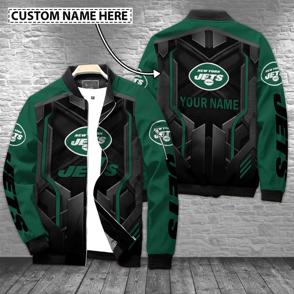 New York Jets Personalized Bomber Jacket AZCBJ010