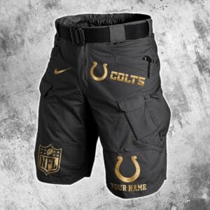Indianapolis Colts Limited Edition Front Pockets Men Shorts - Belt Not Included AMCFPMS000010