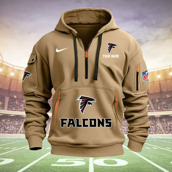 Atlanta Falcons New Personalized Quarter Zip Hoodie Limited Edition AMACOQZH000016 - Image 7