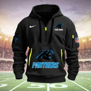 Carolina Panthers New Personalized Quarter Zip Hoodie Limited Edition AMACOQZH000030