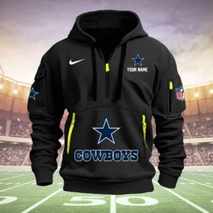 Dallas Cowboys New Personalized Quarter Zip Hoodie Limited Edition AMACOQZH000025