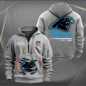 Carolina Panthers New Personalized Quarter Zip Hoodie Limited Edition AMACOQZH000099
