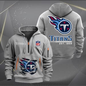 Tennessee Titans New Personalized Quarter Zip Hoodie Limited Edition AMACOQZH000125