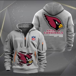 Arizona Cardinals New Personalized Quarter Zip Hoodie Limited Edition AMACOQZH000095
