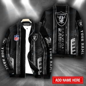 Las Vegas Raiders Personalized Bomber Jacket BG324