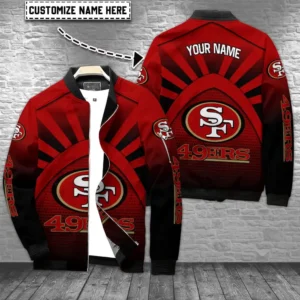 San Francisco 49ers Personalized Bomber Jacket BG787