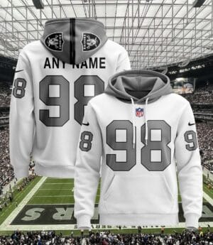 Las Vegas Raiders New Personalized Football Hoodie Style Jersey AMCJSHD000077